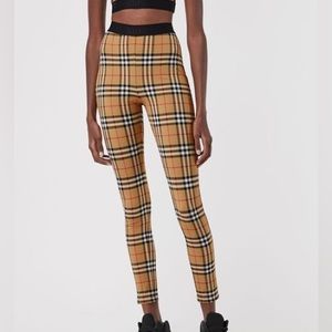 Burberry Vintage Check Leggings in Small